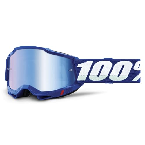 100% 469-062-50014-00039 Motocross-Schutzbrille, Blau/Weiß, M von 100%