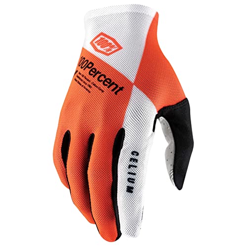 100% CELIUM Glove Fluo Orange/Weiß XL von 100%
