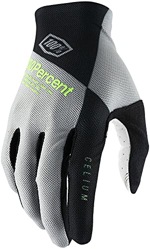 100% Celium Handschuhe grau/grün Handschuhgröße XL 2021 Fahrradhandschuhe von 100%