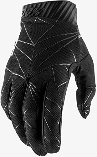 100% Erwachsene Ridefit Handschuhe(Schwarz Weiß, L) von 100%