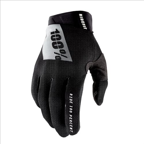 100% MTB-Handschuhe Ridefit Schwarz Gr. S von 100%