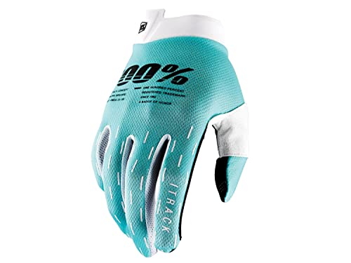 100% MTB-Handschuhe iTrack Türkis Gr. L von 100%