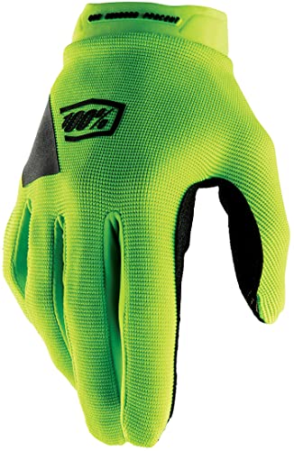 100% GUANTES Unisex-Erwachsene Ridecamp Gloves Fluo M Handschuhe, Neongelb (gelb), M von 100%