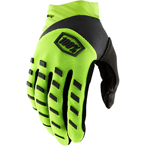 100% Herren Airmatic Handschuhe, Fluo Yellow-Neongelb, L von 100%