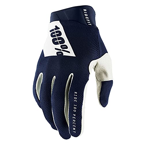 100% MTB-Handschuhe Ridefit Blau Gr. S von 100%