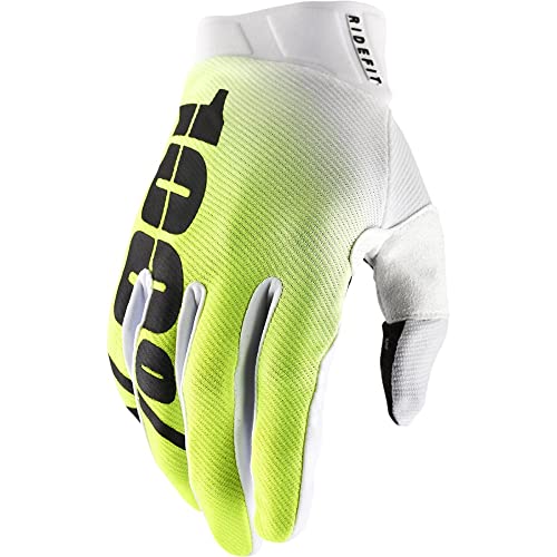 100% MTB-Handschuhe Ridefit Gelb Gr. S von 100%