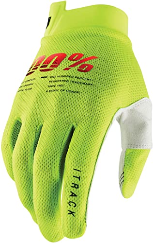 100% MTB-Handschuhe iTrack Gelb Gr. M von 100%