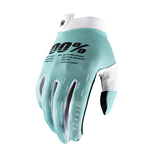 100% MTB-Handschuhe iTrack Türkis Gr. XL von 100%