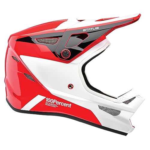 100% Status DH/BMX Helm rot/weiß von 100%
