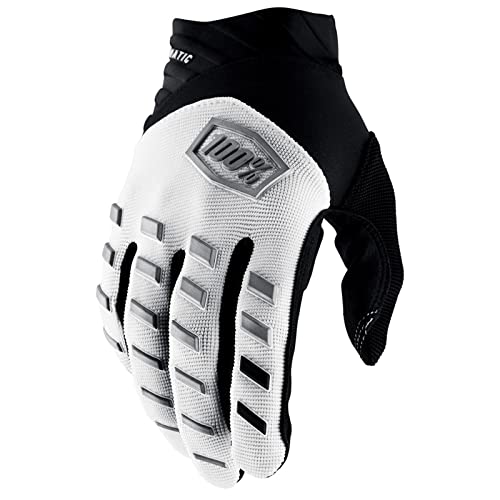 100% Unisex Handschuhe Airmatic, Weiß, L, HU-GLO-0057 von 100%