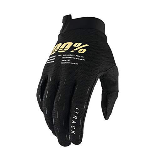 100% iTRACK Handschuhe, Erwachsene (Schwarz, Groß) von 100%