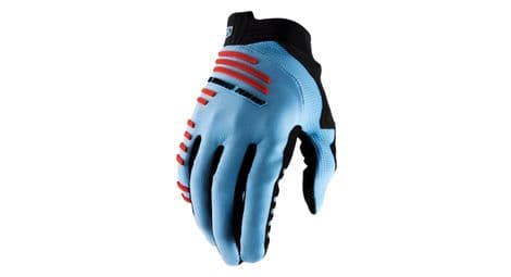 lange handschuhe 100  r core blau   rot von 100%