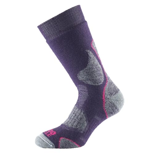 1000 Mile Damen 3 Season Walking Socken – Lila, klein/Größe: 35-38.5 EU ( 3-5.5 UK ) von 1000 Mile