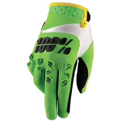 100% Airmatic Handschuhe Grün Größe S von 100percent