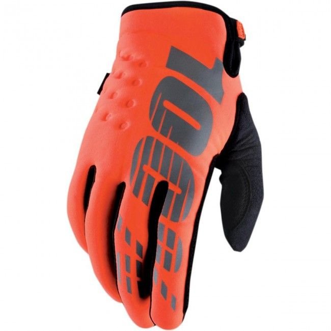 100% Brisker Handschuhe Orange S von 100percent