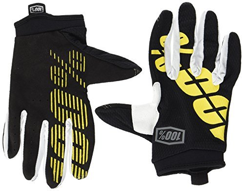 100% Itrack Handschuhe Schwarz/Gelb Größe XXL von 100percent