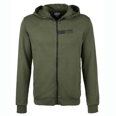 100% Zip Hoodie Chamber Grün Größe XL von 100percent