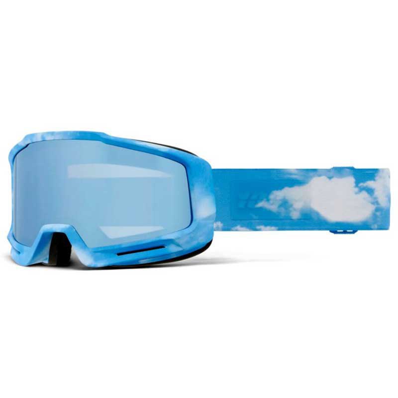 100percent Okan Hiper Ski Goggles Blau Mirror Blue Lens/CAT4 von 100percent