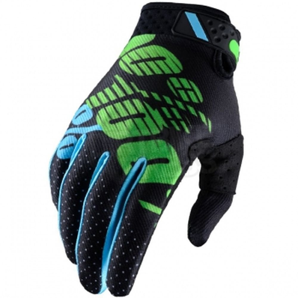 100percent Ridefit Handschuhe schwarz-lime Größe: S von 100percent