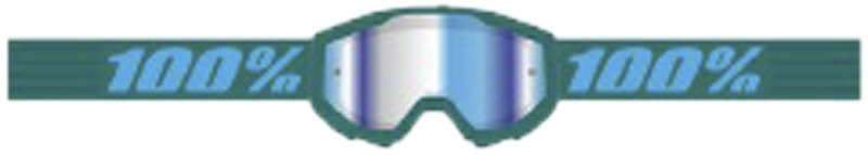 100percent Strata 2 Brille Stone - verspiegelt blau Glas von 100percent