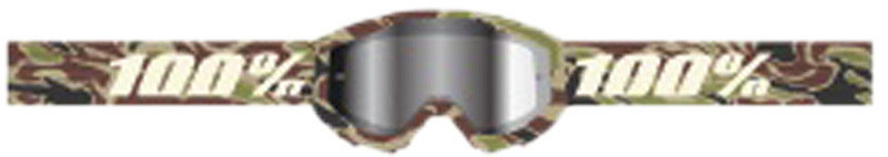 100percent Strata 2 Brille War Camo - verspiegelt silber Glas von 100percent