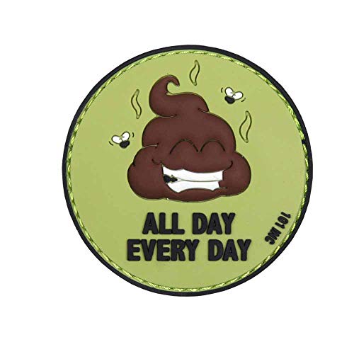 Emblem 3D PVC All Day Every Day grün/schwarz #17072 von 101 INC.