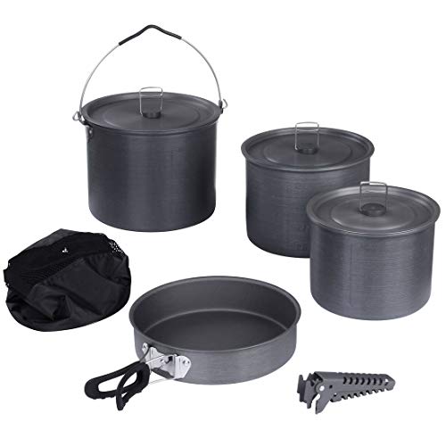 10T Topf Pfannen Set Ranger VI+ Camping Kochset für 6 - 10 Mann 8 tlg. Kochgeschirr im Netzbeutel 10T Topf Pfannen Set Ranger VI+ Camping Kochset für 6 - 10 Mann 8 tlg. Kochgeschirr im Netzbeutel von 10T Outdoor Equipment