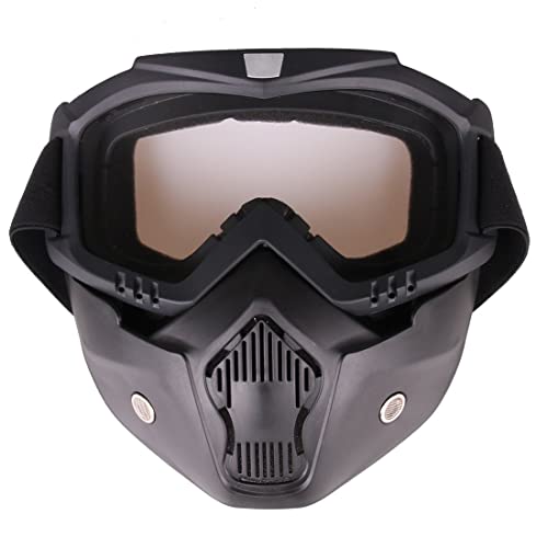 12che Tactical Maske Soft Bullet Dart Schutzspiegel Taktische Schutzmaske für Nerf -Transparent von 12che
