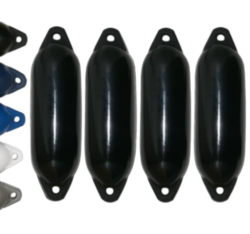 12skipper Bootsfender 4er-Set Majoni Fender Star 55 Langfender - schwarz von 12skipper