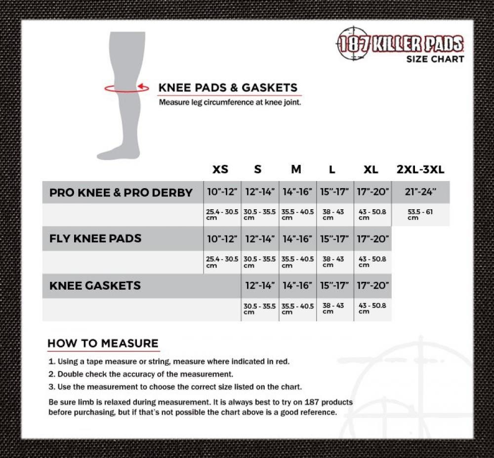 187 KillerPads Protektoren-Set 187 Killer Pads Fly Knieschoner schwarz von 187 KillerPads