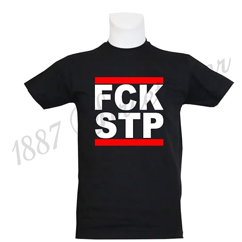 1887 Streetwear Hamburg T-Shirt FCK-STP, schwarz von 1887