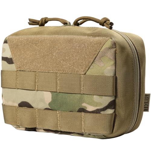 OneTigris Molle EDC Tasche, 500D Cordura Nylon Militäry Werkzeugtasche Taktische Zubehörtasche für Gadget-Dienstprogramm |MEHRWEG Verpackung Camo von OneTigris