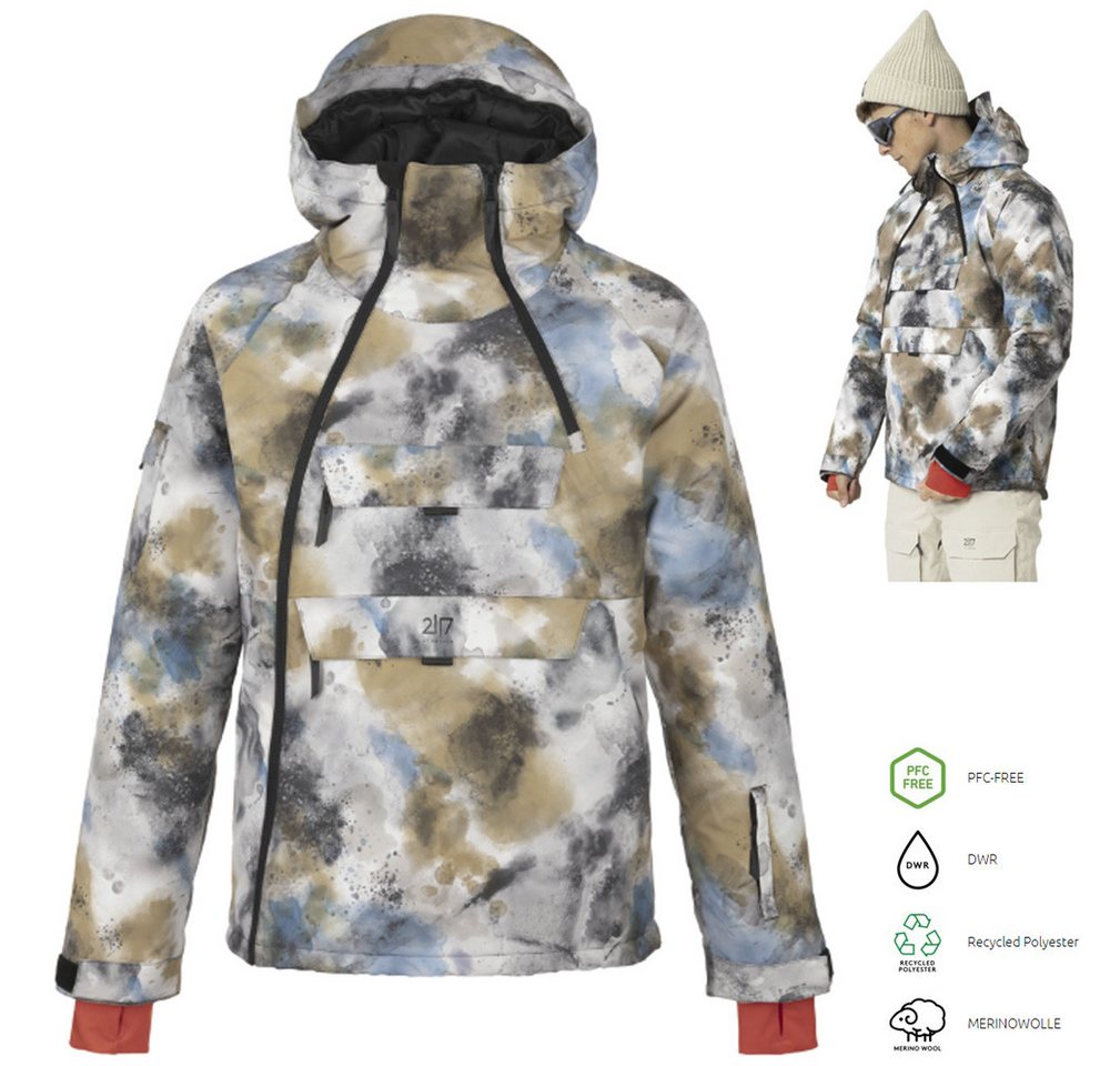 2117 of Sweden Hardshelljacke 2117 of Sweden Nelkerim Herren Skijacke Merino-Wattierung 15K Anorak von 2117 of Sweden