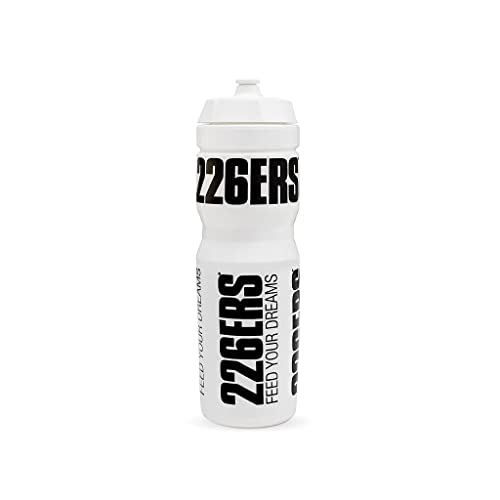 226ERS Fahrrad-Trinkflasche weiß mit schwarzem Logo verschiedene Größen (1000 ml (1 l)) von 226ERS