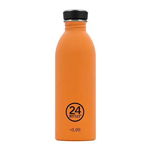 24Bottles Unisex-Erwachsene URBAN Bottle Trinkflasche, Total Orange, 500 ml von 24Bottles