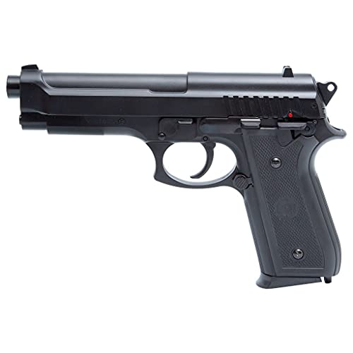 Airsoft-Pistole-PT92 schwarz Cybergun-Federmodell -Farbe: Schwarz-Metall-Zylinderkopf-Leistung 0,5 Joule von 2EAGLE