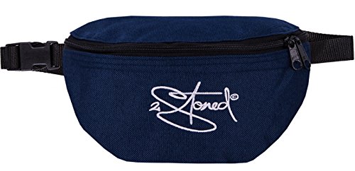 2Stoned Bauchtasche Hüfttasche mit Stick Classic Logo in Navy von 2Stoned