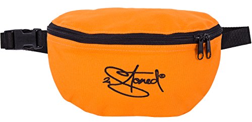 2Stoned Gürteltasche Bauchtasche mit Stick Classic Logo in Orange für Erwachsene und Kinder von 2Stoned