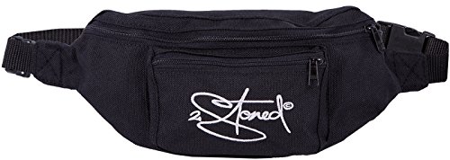 2Stoned Hüfttasche Bauchtasche Retro mit Stick Classic Logo in Schwarz für Erwachsene und Kinder von 2Stoned