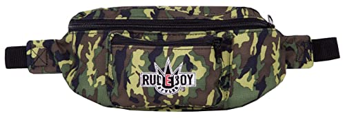 2Stoned Hüfttasche Bauchtasche Retro mit Stick Rudeboy Stylee in Camouflage für Herren und Jungen von 2Stoned