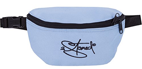 2Stoned Hüfttasche Bauchtasche mit Stick Classic Logo in Hellblau für Erwachsene und Kinder von 2Stoned