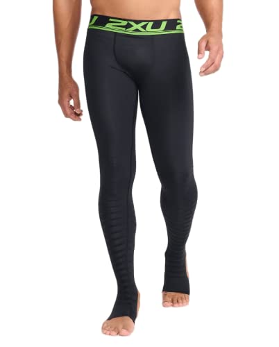 2XU Herren Power Recovery Kompressionsstrumpfhose, Schwarz/Nero, XS von 2XU