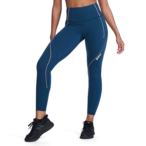 2XU Damen Form Swift Hi-Rise Comp Tights Kompressionshose, Moonlight/Off White, XS von 2XU