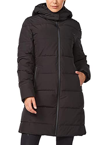 2XU Damen Utility Insulation Longline Jacke, Schwarz/Schwarz, XL von 2XU