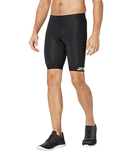 2XU Herren Core Tri Shorts, schwarz/weiß, S von 2XU