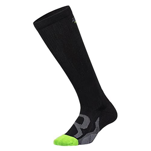 2XU Recovery Compression Sock, schwarz/grau, XL von 2XU