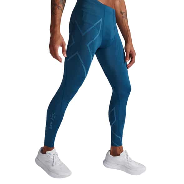 2XU Light Speed Compression Tights Herren (Blau S) Leggings von 2Xu