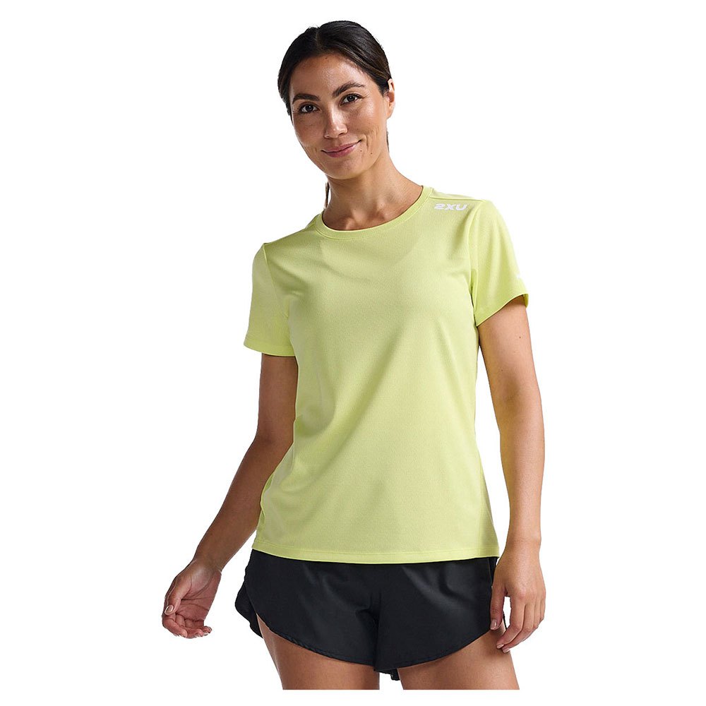 2xu Aero Short Sleeve T-shirt Gelb S Frau von 2xu