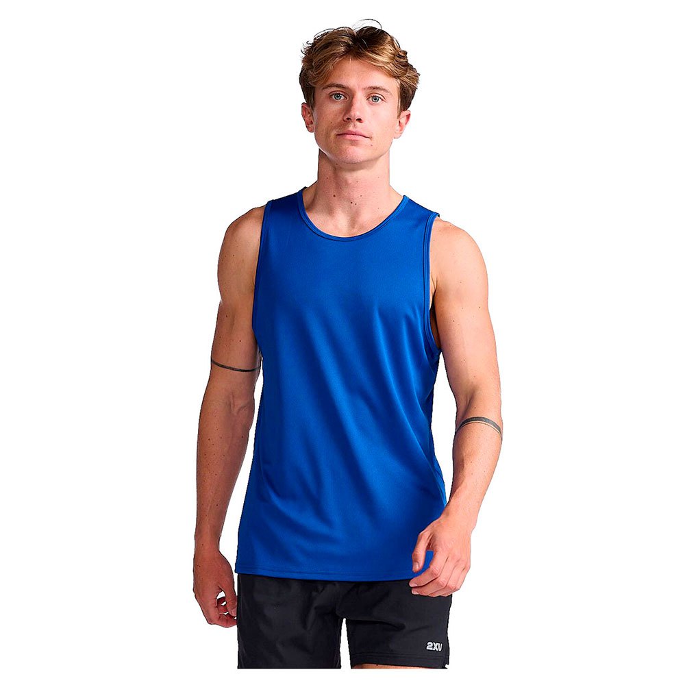 2xu Aero Sleeveless T-shirt Blau 2XL Mann von 2xu
