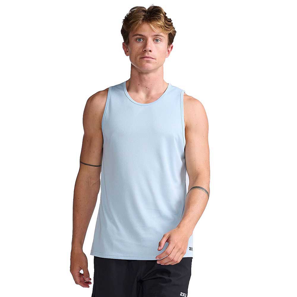 2xu Aero Sleeveless T-shirt Blau S Mann von 2xu